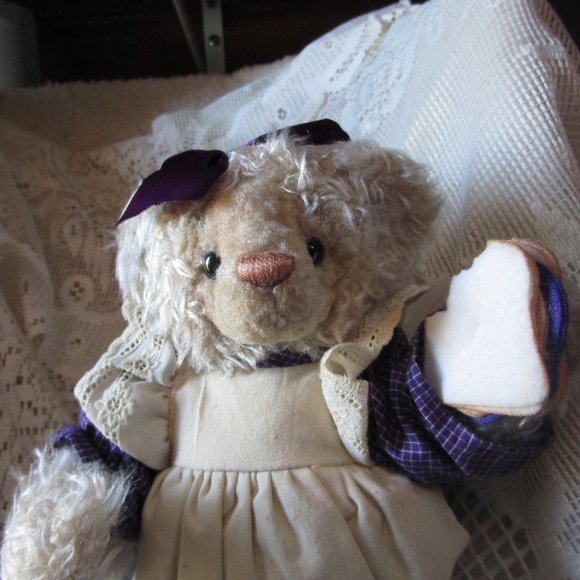 Vintage Douglas Cuddle Toys Welchs Teddy Bear Fully Jointed New with Tags 12" - Picture 1 of 5